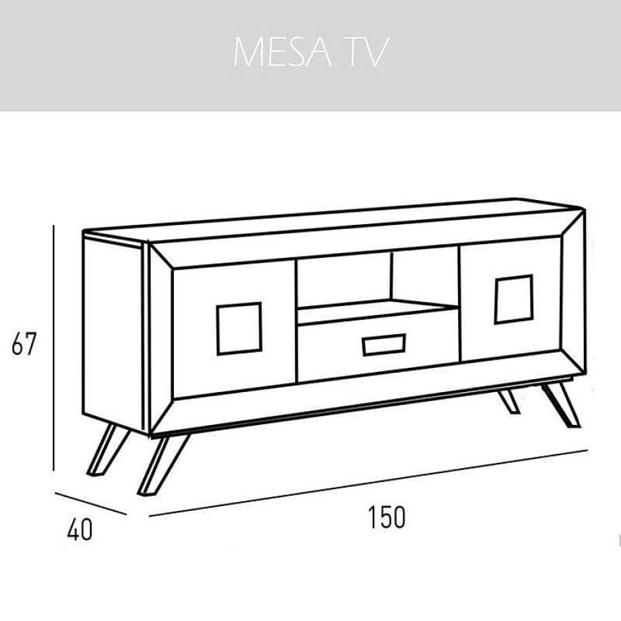 Sal N Disemobel Muebles Tv Y Mesas Para Televisi N | Sal N Cloe Conte