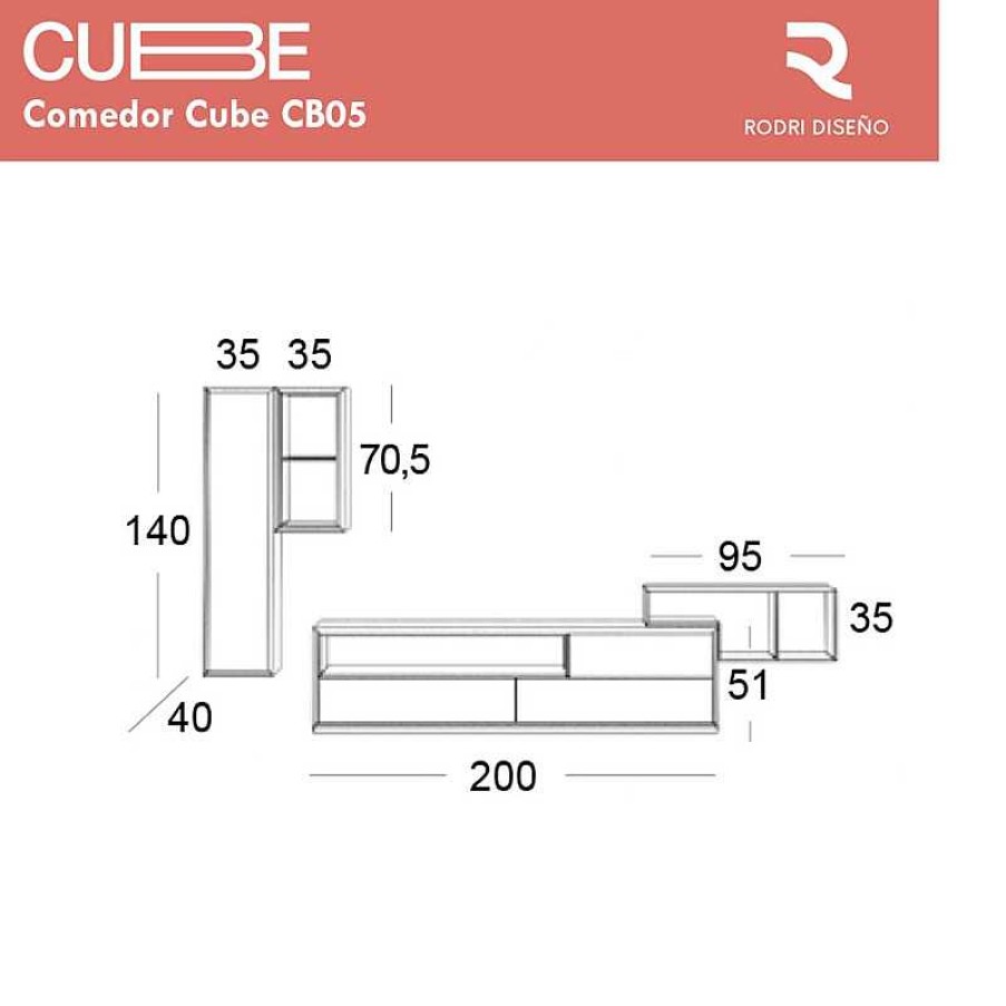 Sal N Rodri diseu00f1o Muebles Tv Y Mesas Para Televisi N | Sal N Cube Cb05