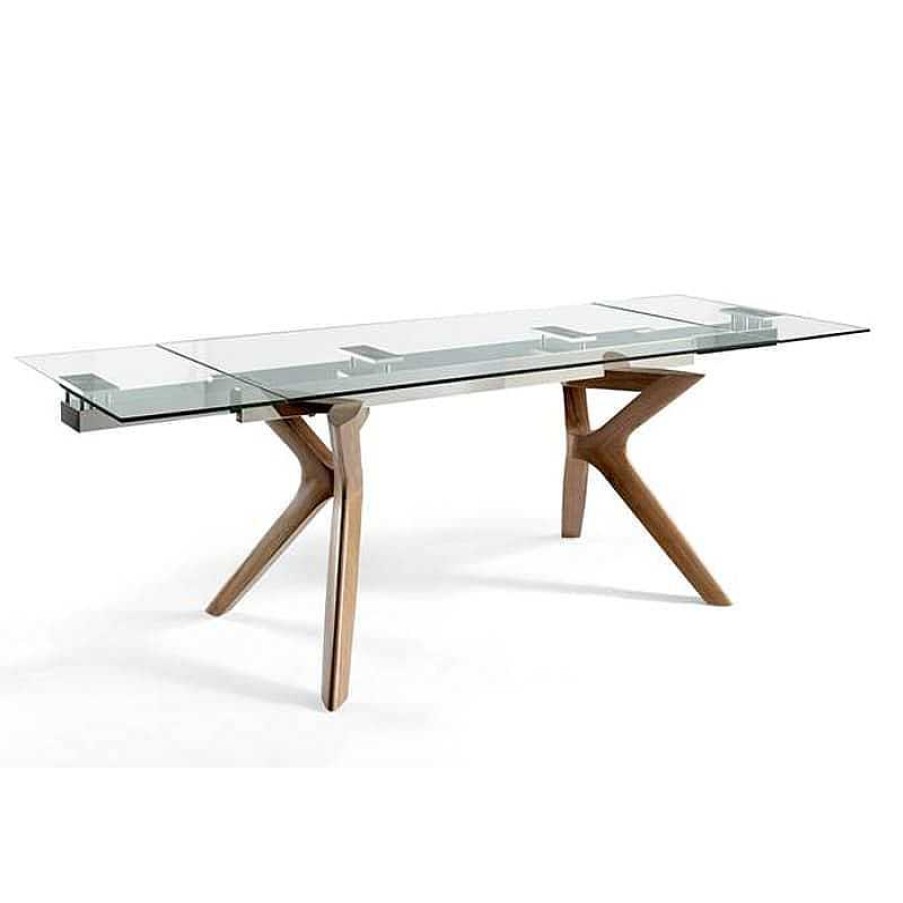 Sal N Nacher Mesas De Comedor | Mesa Ext Cristal Lin