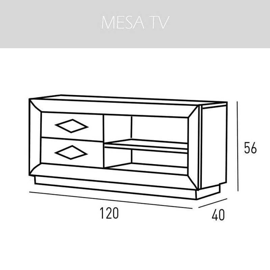 Sal N Disemobel Muebles Tv Y Mesas Para Televisi N | Mueble Tv Cloe M Laga Con Z Calo