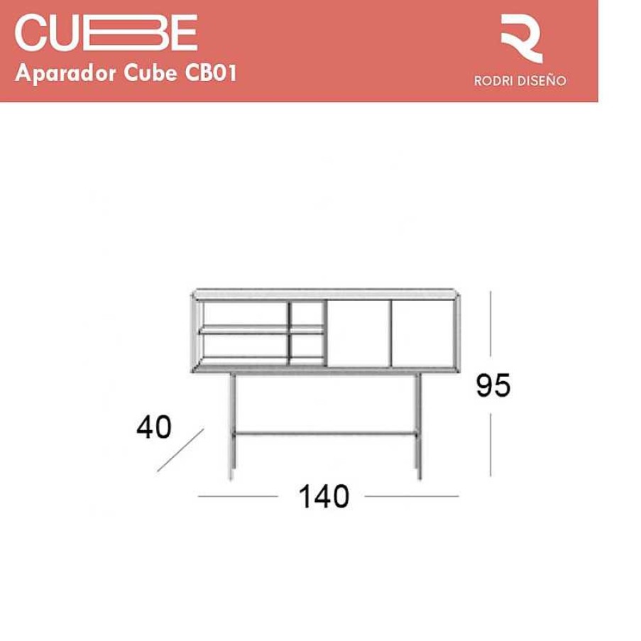 Sal N Rodri diseu00f1o | Aparador Alto Cube Cb01