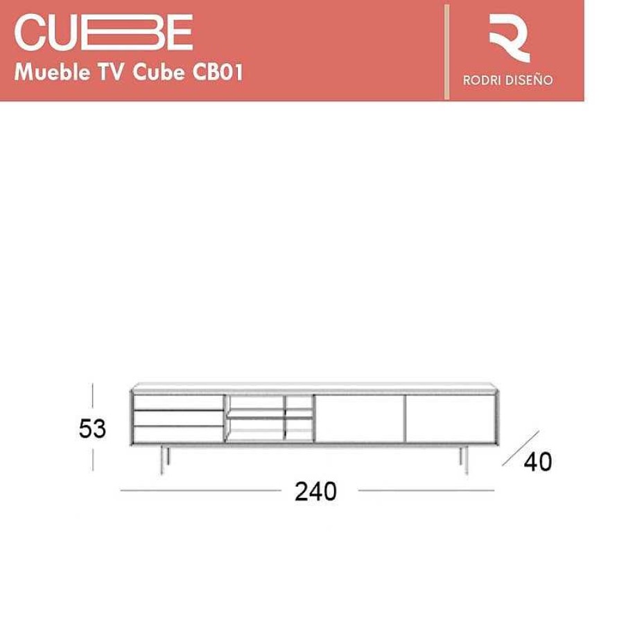 Sal N Rodri diseu00f1o Muebles Tv Y Mesas Para Televisi N | M Dulo Tv Cube Cb01