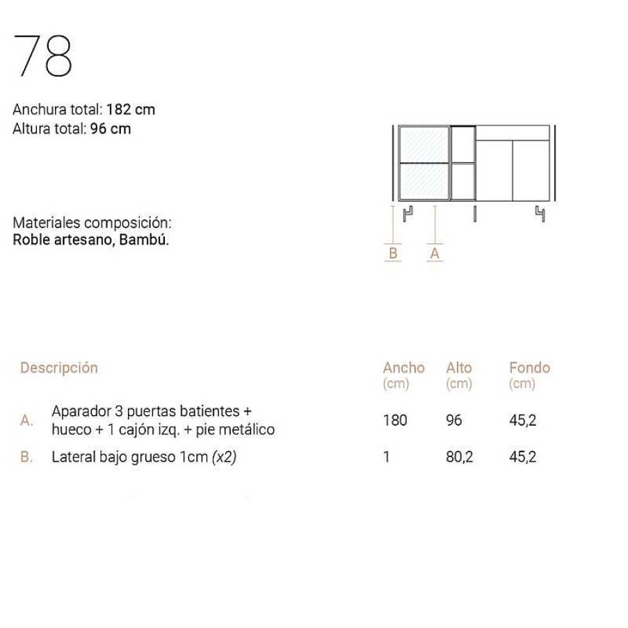 Sal N Dormisur & kazzano | Aparador New Royal 78