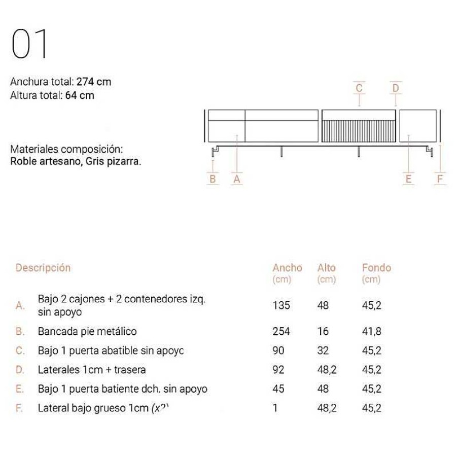 Sal N Dormisur & kazzano Muebles Tv Y Mesas Para Televisi N | Sal N New Royal 01